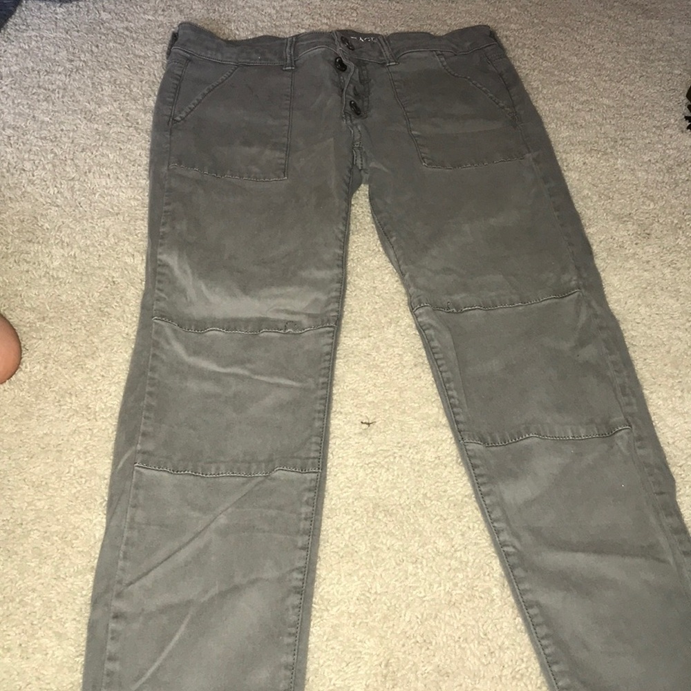 Green jeans